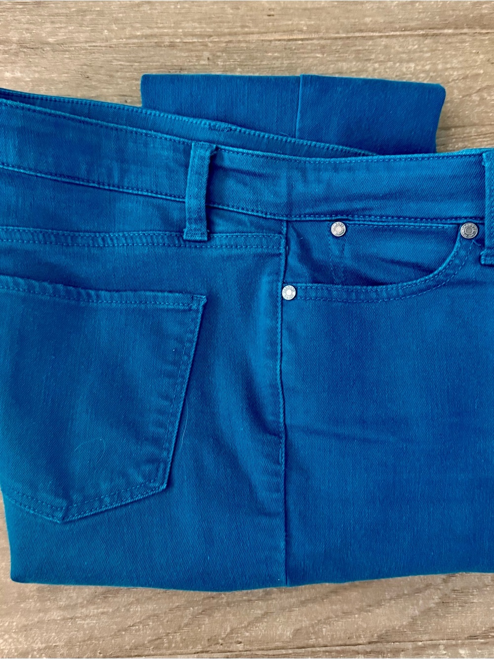 Lower Price! Talbots Teal Slim Ankle Jeans